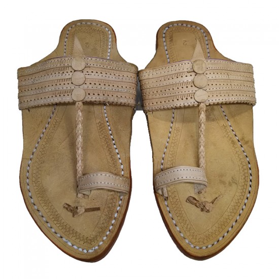 Buy pure leather kolhapuri chappal for men. Swarajyam